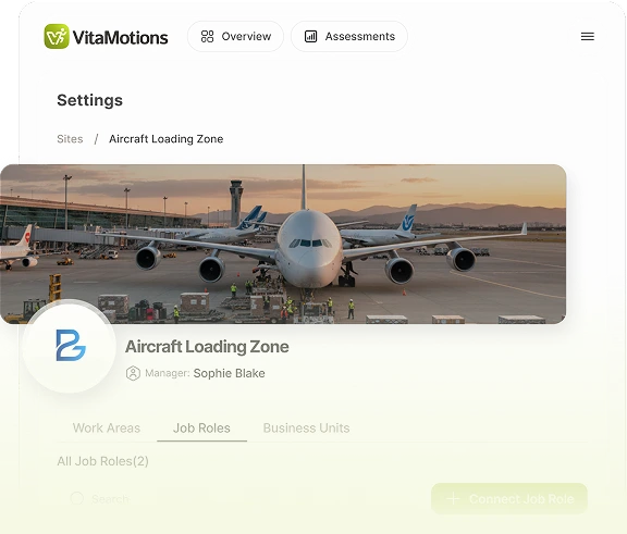 VitaMotions dashboard preview